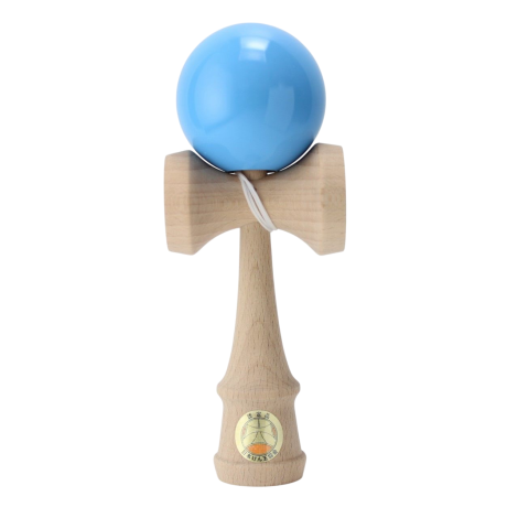 Joc de indemanare din lemn Kendama Ozora, 18 cm - Bleu - imagine 7